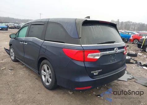 2018 Honda Odyssey Ex-L from USA, damaged, VIN 5FNRL6H7XJB087427